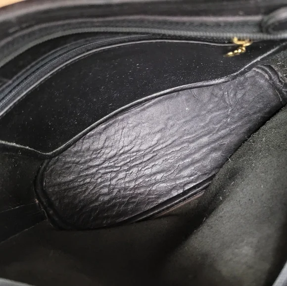 Coach Black Leather Worth Bag 4143 - Picture 10 of 11